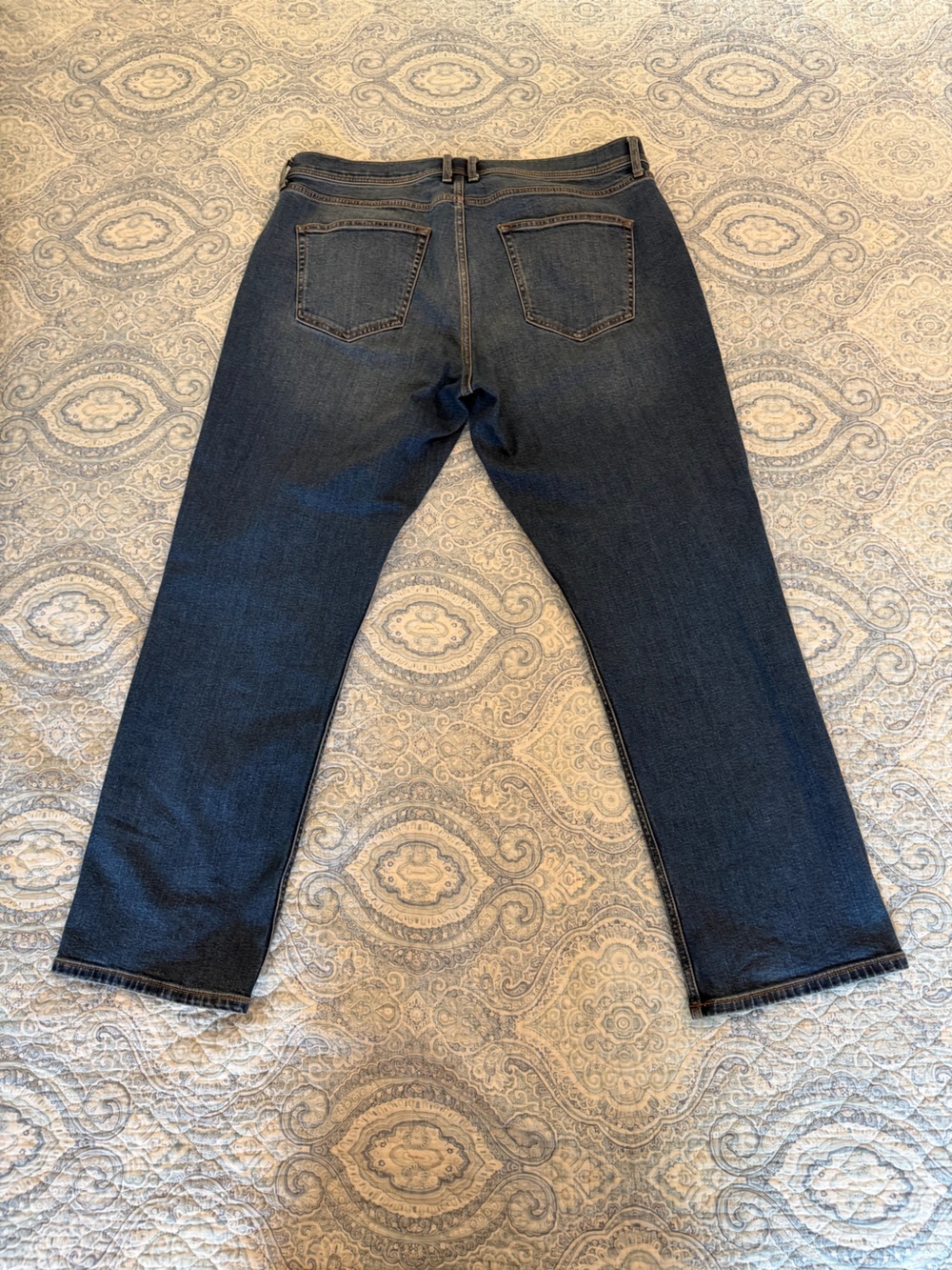 Hawker Rye Straight Leg Jeans 38x32 Medium Wash Stretch Denim - Picture 2 of 5